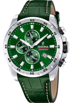 Festina F20692-3 Mens Timeless Chronograph Watch - Silver - One Size