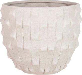 Adda Home Macetero Cerámica Beige 32x32x26 Cm