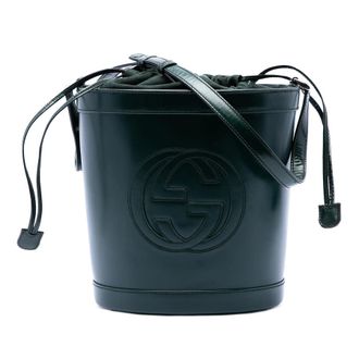 Gucci Pre-owned Gucci Calfskin Interlocking G Bucket Bag Ladies 4G695Q6A691GBYOW