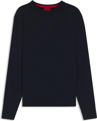 HUGO BOSS Logo-detail sweater in cotton