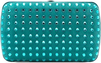 Gucci Pre-owned Gucci Suede Crystal Embellished Interlocking G Broadway Clutch ZOJUKCDZ6QVWIA82