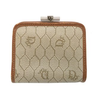 Dior Beige Brown Pvc Coin Purse/Coin Case (Pre-Owned)
