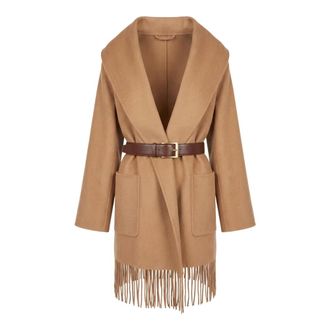 Vicolo Cappotto con cintura - - Coats - Donna - Beige - M