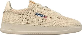 Autry Easeknit Beige Stoffen Medalist - Heren - Sneakers - Beige - 39 EU - Schoenen