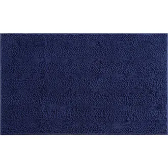 Laura Ashley Astor 27-Inch Chenille Bath Mat in Indigo at Nordstrom Rack
