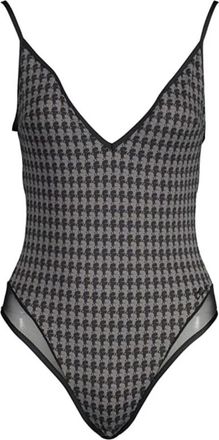 Karl Lagerfeld Badpak uit &eacute;&eacute;n stuk voor strandkleding - Dames - Badpakken - Grijs - XS - Badmode