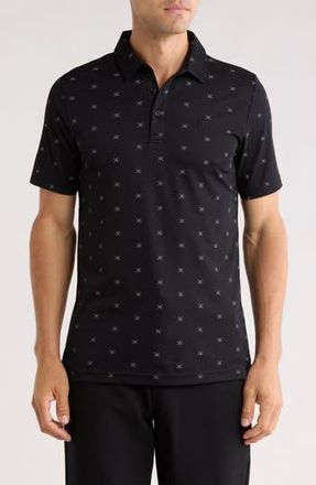 Travis Mathew Resemblance Knit Polo in Black at Nordstrom Rack, Size Xx-Large