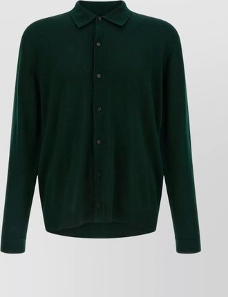 Roberto Collina soft merino wool long sleeve cardigan