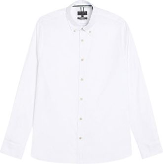 Ted Baker Allarde Regular Merkshirt In Wit Oxford-formaat