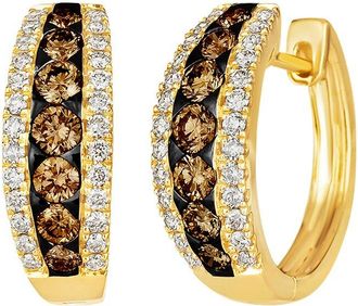 Le Vian Sustainability 14K 1.50 Ct. Tw. Diamond Hoop Earrings