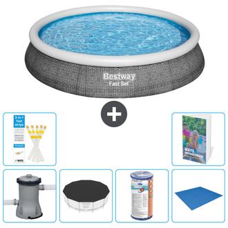 Bestway Piscina Bestway Fast Set Redonda - 396x84 Cm - 7-piezas S341
