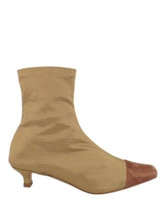 by FAR Karl Suede-Trimmed Stretch Sock Boots
