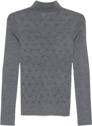 Liu Jo Top con decorazione - Grigio