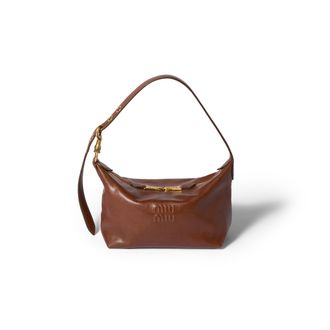 Miu Miu Spirit Nappa Leather Bag, Woman, Palisander