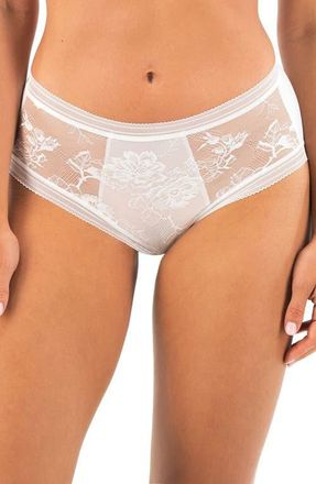 Fantasie Fusion Lace Briefs in White at Nordstrom, Size Xx-Large