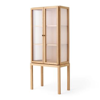 Audo Curiosity Vitrine H 168 cm, Eiche natur