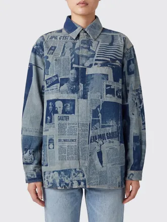 Jean Paul Gaultier Camicia in cotone stampato