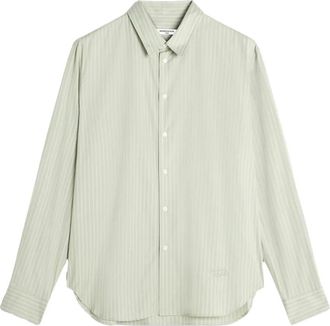 Maison Kitsuné striped-pattern shirt - Green