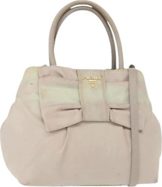 Prada Pre-owned Handbags, female, Pink, Size: ONE SIZE Pre-owned Vintage Handbag