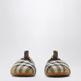 Burberry Ballerina Beige Check Pattern