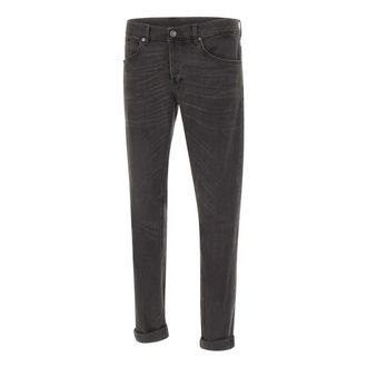 Dondup Slim-fit Jeans, male, Black, Size: W32 George Jeans