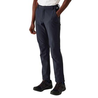 Regatta Mens Fenton Softshell Walking Trousers, Water Repellent, Wind Resistant & Multipocketed - Perfect for Outdoors, Hiking, Camping & Trekking Navy