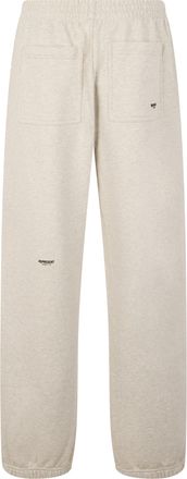 Represent Mens Track Pants Cream Marl Cotton