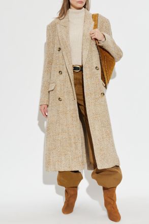 Isabel Marant Coat Pilda, Womens, Beige