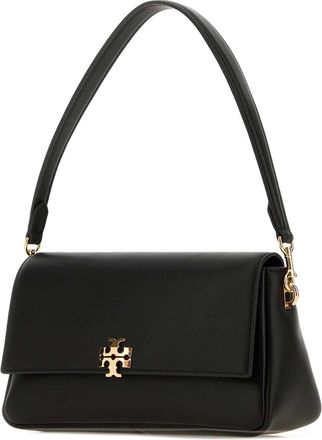 Tory Burch Womens Shoulder Bag Black Leather
