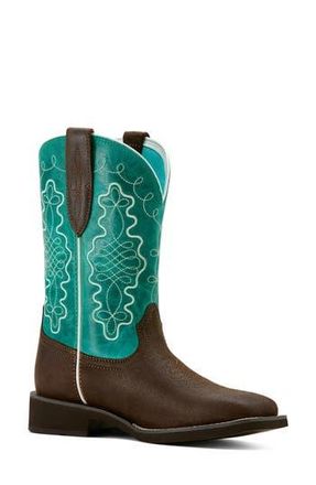 Ariat Callie Distressed Western Boot in Brown at Nordstrom Rack, Size 5.5