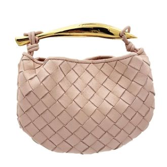 Bottega Veneta Pre-owned Mini Bag - Dames - Pre-owned - Beige - Maat: ONE Size Leer