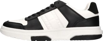 Tommy Jeans Sneakers Multi Colour - Heren - Sneakers - Zwart - 44 EU - Leer - Schoenen