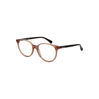 Max Mara Accessoires, Dames, Bruin, ONE Size, Elegante Rechthoekige Optische Monturen