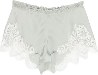Carine Gilson Shorts met kant - Groen