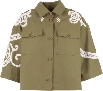 Max Mara Giacca Como - Dames - Zomerjassen - Groen - M - Jassen