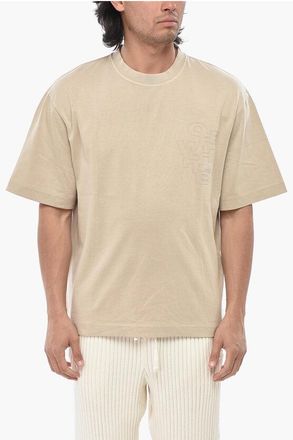Off-white Cotton Crewneck T-Shirt OUTLINE ARROW size L
