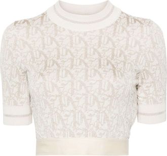 Palm Angels Monogramm-Jacquard-T-Shirt