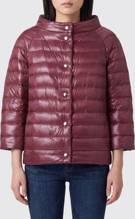 Herno Piumino corto reversibile con scollo tondo in nylon ultraleggero