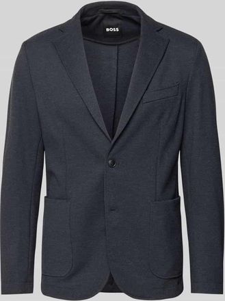HUGO BOSS Slim Fit Sakko mit Viskose-Anteil Modell P-HANRY-J-WG-PK-261F in Marine, Gr&ouml;&szlig;e 102