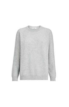 Brunello Cucinelli Cashmere sweater with monili in Light Grey at Nordstrom, Size Xx-Large Eu
