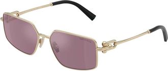 Tiffany & Co. TF3111 6194AK Mens Sunglasses Gold Size 58
