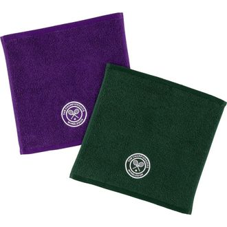 Christy Wimbledon Luxury Cotton Washcloth Pack in Green And Purple at Nordstrom