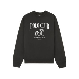 Sporty & Rich Stallion Graphic-print Sweatshirt