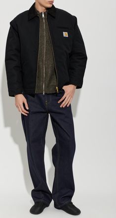 Carhartt Work in Progress Insulated Detroit Jacket, Mens, Black