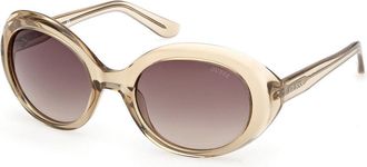 Guess GU00287 59F Womens Sunglasses Brown Size 53