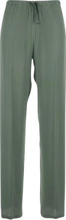 Semicouture Johnny Broeken - Dames - Straight fit broeken - Groen - XL - Broeken
