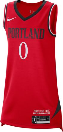 Nike Carla Leite Portland Fire Explorer Edition Nike Womens Dri-FIT WNBA Jersey in Red | IF5008-658
