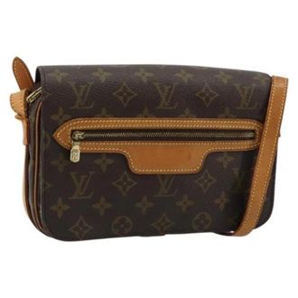 Louis Vuitton Pre-owned Cross Body Bags, female, Brown, Size: ONE SIZE Pre-owned Monogram Canvas Shoulder Bag M51210