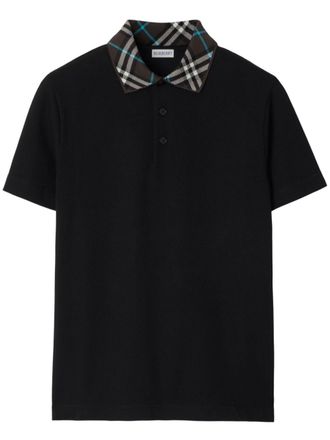 Burberry cotton polo shirt - Black