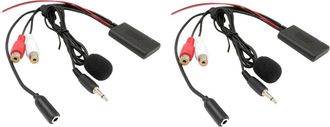OEM Cables De Micr&oacute;fono De Entrada De Audio Aux Rca De 3,5 Mm Para Radios De Coche Universales